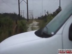 Monster dick rough Helpless teen Evelyn has been walking for awhile 