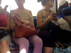 Hot Upskirt & Babes Bulge Watching on Bus